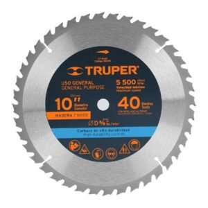 18305 - Disco sierra 10" para madera, 40 dientes centro 5/8", Truper