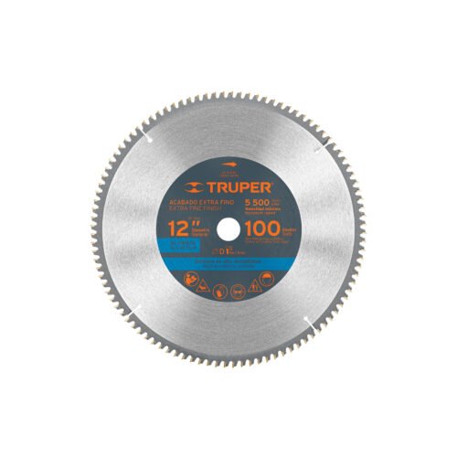 12686 - Disco sierra 12" para aluminio, 100 dientes centro 1"
