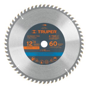 18312 - Disco sierra 12" para madera, 60 dientes centro 1", Truper