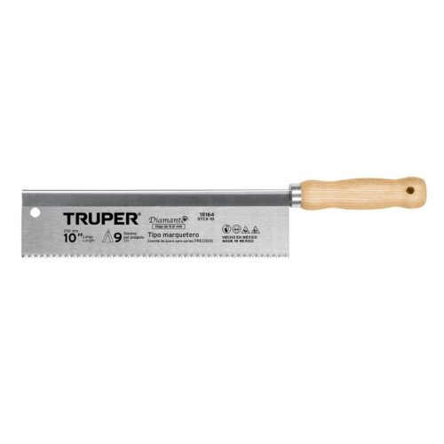 18164 - Serrucho tipo marquetero 10", 12 DPP, TRUPER