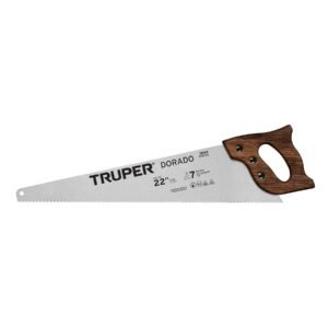 18169 - Serrucho 22" Dorado, 7 DPP, Truper