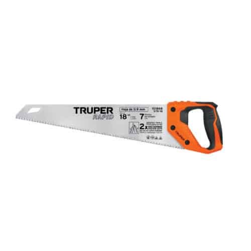 101868 - Serrucho Rapid 18", 7 DPP, mango Comfort grip, Truper