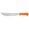 100654 - Machete rambo 12", cacha remachada naranja, TRUPER