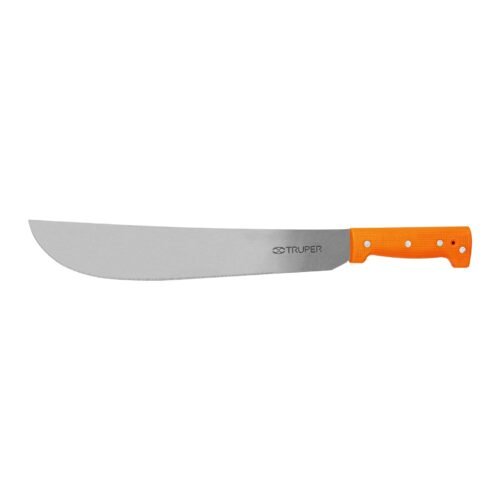 15883 - Machete estándar 14" cacha naranja remachada, Truper