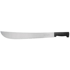 10256 - Machete estándar 18" cacha negra inyectada, en bolsa, Truper