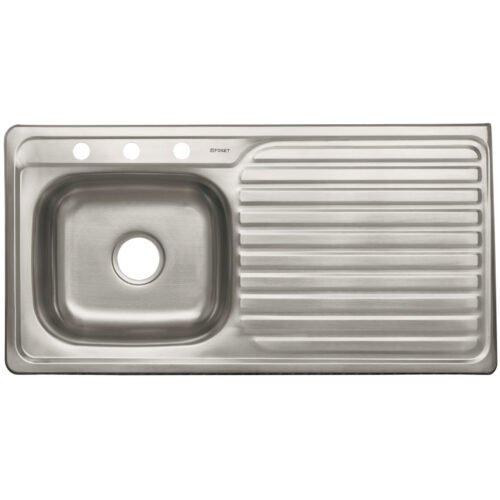 47020 - Tarja de empotrar 100x51cm tina izquierda, Foset Basic