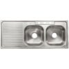 47023 - Tarja de empotrar 120x50cm doble tina derecha, Foset Basic