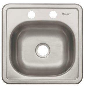 49208 - Tarja de empotrar sencilla 38x38cm, Foset Basic