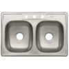 TA-842TB.jpg 47024 - Tarja de empotrar 84x56cm doble tina, Foset Basic