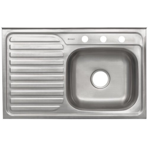 47027 - Tarja de sobreponer 80x50cm tina derecha, Foset Basic