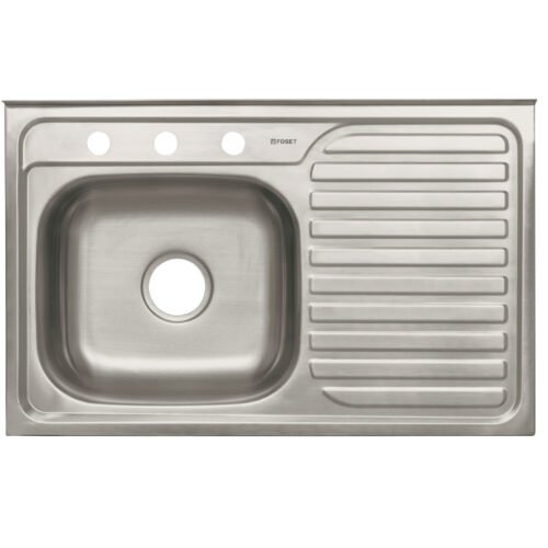 47026 - Tarja de sobreponer 80x50cm tina izquierda, Foset Basic