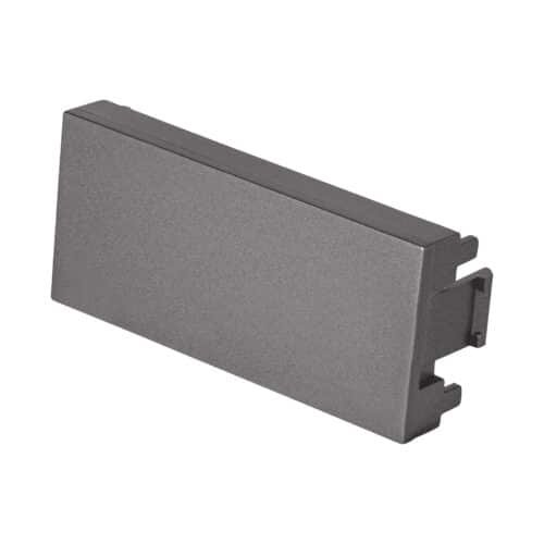 47832 - Tapón ciego acero inox de 1 módulo, línea Lisboa, Volteck