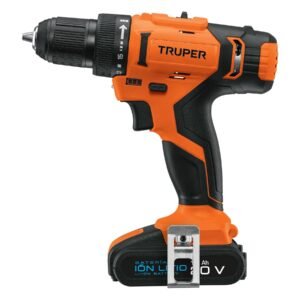 Taladro inal. 1/2", 20V, 1 bat. 2Ah, 1 carg. TRUPER PRO
