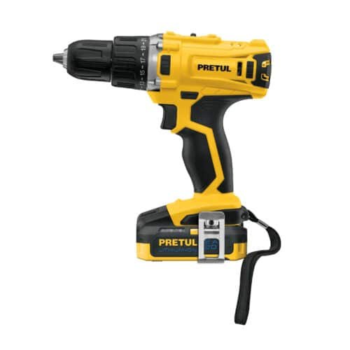 26118 - Taladro 1/2", 20V, 1 batería 2Ah, PRETUL