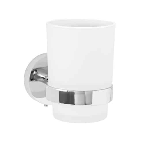 TBA-71.jpg 45955 - Portavaso cepillero cromo con vaso de vidrio, Foset Túbig