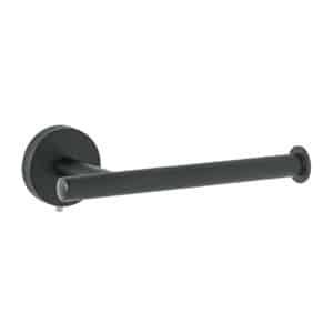 45960 - Portarrollo metálico acabado negro, Foset Túbig