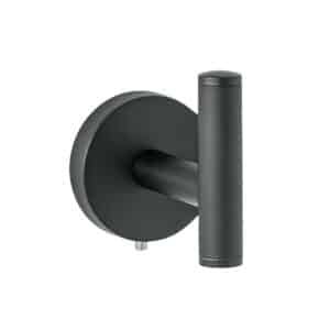 TBA-73M.jpg 45963 - Gancho sencillo metálico acabado negro, Foset Túbig