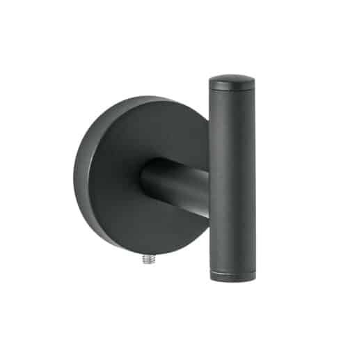 TBA-73M.jpg 45963 - Gancho sencillo metálico acabado negro, Foset Túbig
