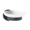 TBA-74M.jpg 45966 - Jabonera metálica negro con plato de vidrio, Foset Túbig