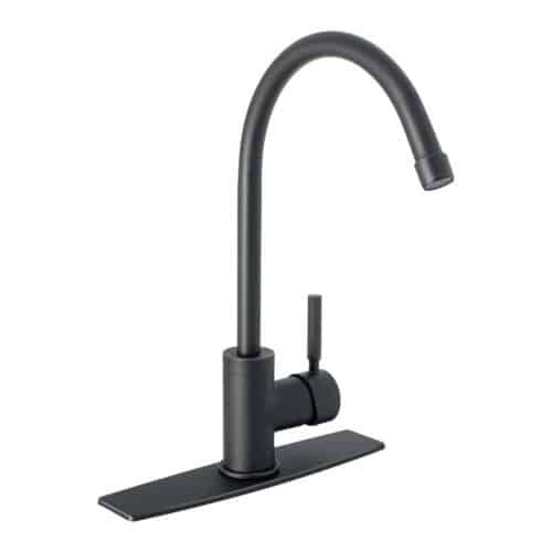 TBF-83M.jpg 46767 - Monomando para fregadero, cuello alto, negro mate, Tubig