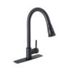 TBF-84M.jpg 46770 - Monomando para fregadero,cuello extraible,negro mate,Tubig