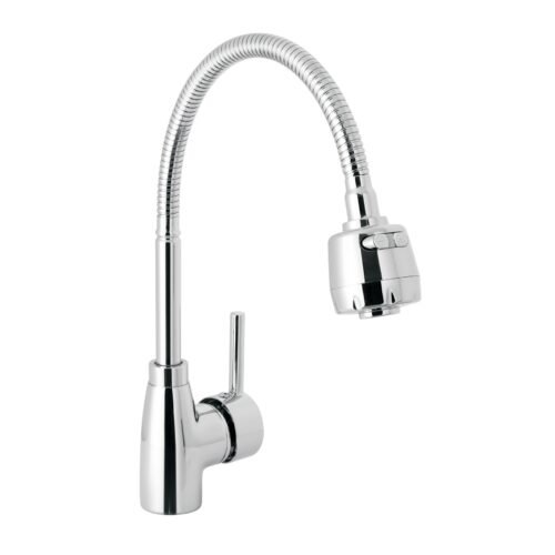 TBF-87.jpg 47386 - Monomando para fregadero con cuello flexible, cromo, Tubig