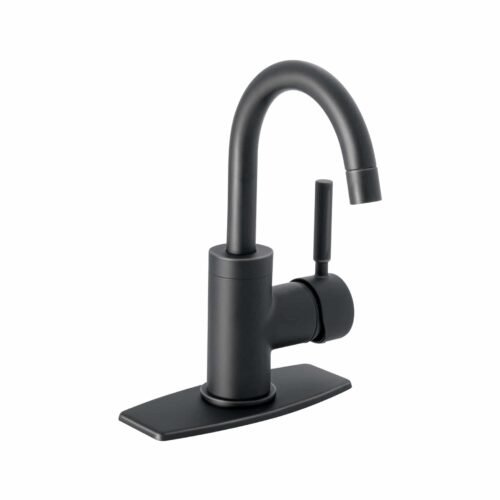 TBM-45M.jpg 46764 - Monomando corto para lavabo, negro mate, Foset Tubig