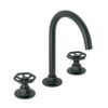 46761 - Mezcladora p/lavabo,taladros separados,redondos,negro,Tubig