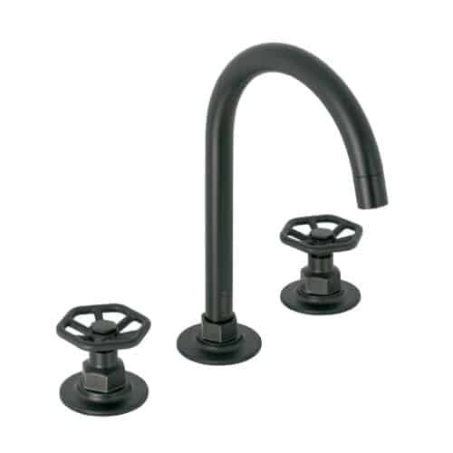 46761 - Mezcladora p/lavabo,taladros separados,redondos,negro,Tubig