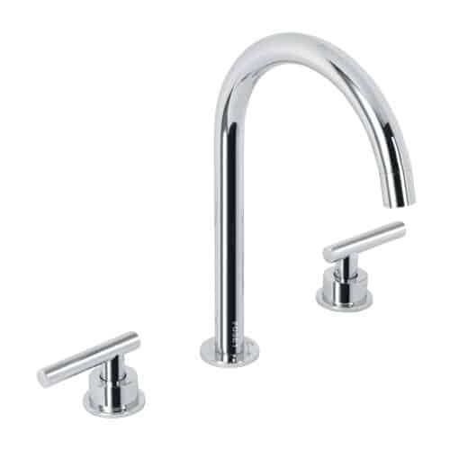 46756 - Mezcladora p/lavabo,taladros separados,palanca,cromo,Tubig