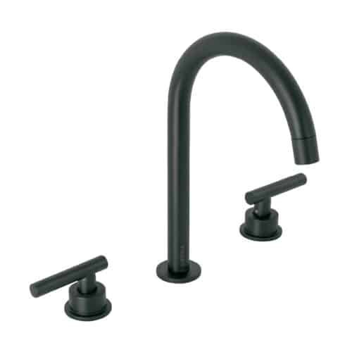 46758 - Mezcladora p/lavabo,taladros separados,palanca,negro,Tubig