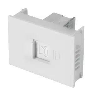 TE15-EB.jpg 47056 - Toma de teléfono, 1.5 módulos, línea Española, color blanco