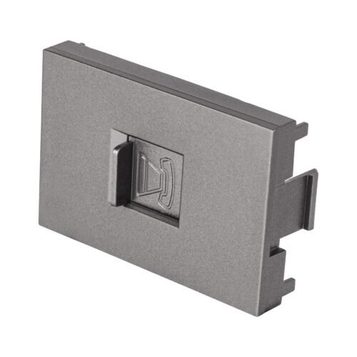 TE15-LA.jpg 47831 - Toma de teléfono acero inox de 1.5 módulos, línea Lisboa