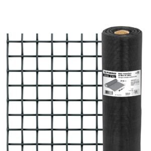 44984 - Rollo de 30 m x 0.6 m malla mosquitera fibra de vidrio negra