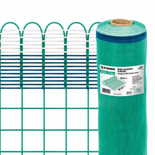 TEMO-06PV.jpg 44950 - Rollo de 30 m x 0.6 m de malla mosquitera plástica verde