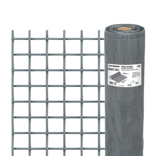 44964 - Rollo de 30 m x 0.75 m malla mosquitera fibra de vidrio gris