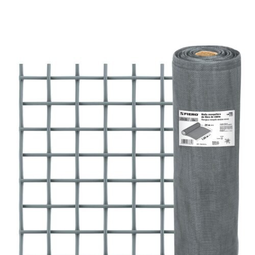 44981 - Rollo de 30 m x 1.05 m malla mosquitera fibra de vidrio gris