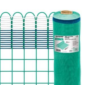 44953 - Rollo de 30 m x 1.05 m de malla mosquitera plástica verde