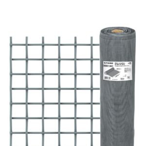44982 - Rollo de 30 m x 1.2 m malla mosquitera fibra de vidrio gris