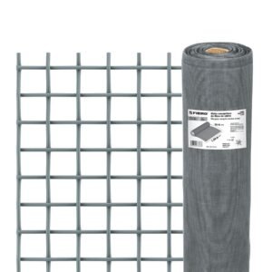 44983 - Rollo de 30 m x 1.5 m malla mosquitera fibra de vidrio gris