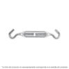 44061 - Tensor zinc 1/4" gancho-gancho, FIERO
