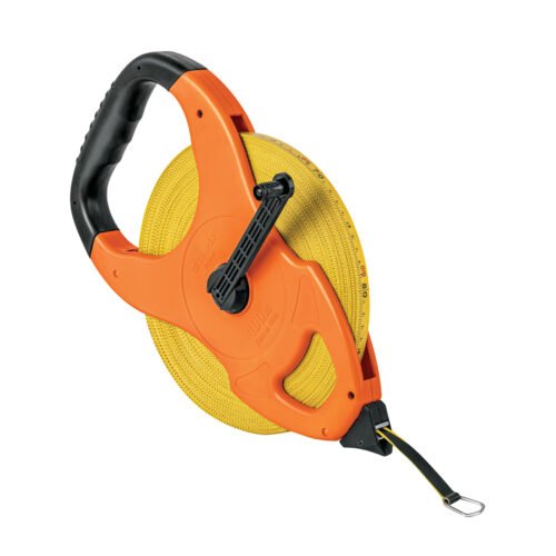 12645 - Cinta métrica larga 100m fibra de vidrio, tipo cruceta