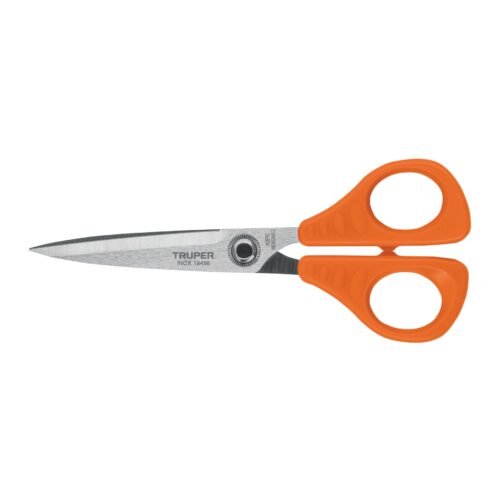 18498 - Tijera 6-1/2" de acero inoxidable para oficina, TRUPER