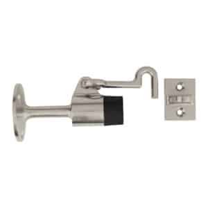 48596 - Tope metálico para puerta con gancho, HERMEX