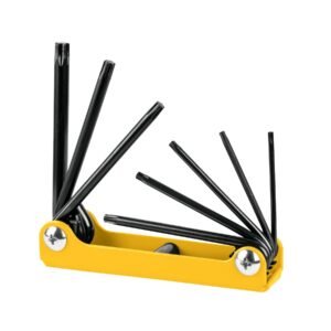 TORX-8P.jpg 21395 - Juego de 8 llaves torx tipo navaja, cuerpo de lámina, PRETUL