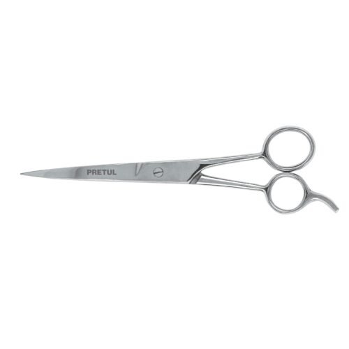 23178 - Tijera 7-1/2" acero inox con gancho, para estilista, PRETUL