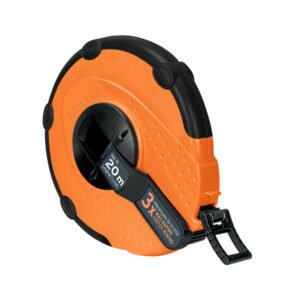 12638 - Cinta métrica larga 20m fibra de vidrio, carcasa plástica