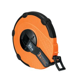 12639 - Cinta métrica larga 30m fibra de vidrio, carcasa plástica