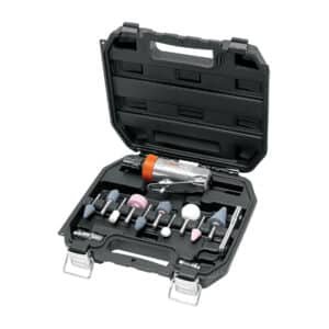 16887 - Kit de mini esmeriladora 1/4" con estuche plástico, Truper