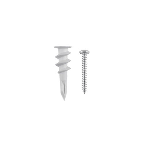 TQ-1-2TJ.jpg 40743 - Kit 20 taquetes plásticos 1/2", p/panel de yeso con pijas #8
